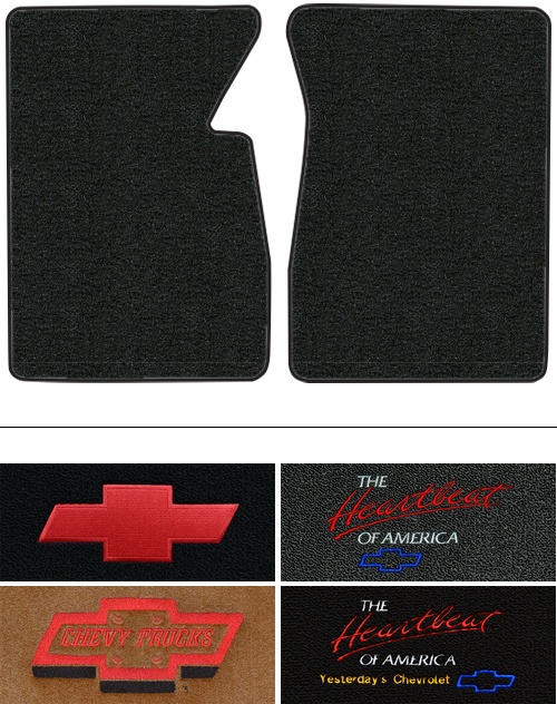 1967-1970 Chevy C10 Floor Mats (Logos Available) - 2pc - Loop