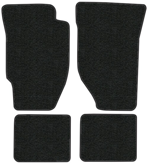 1986-1989 Honda Accord Floor Mats - 4pc - Cutpile | Fits: Auto
