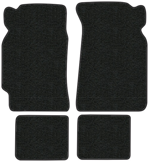 1982-1985 Honda Accord Floor Mats - 4pc - Cutpile | Fits: 5spd