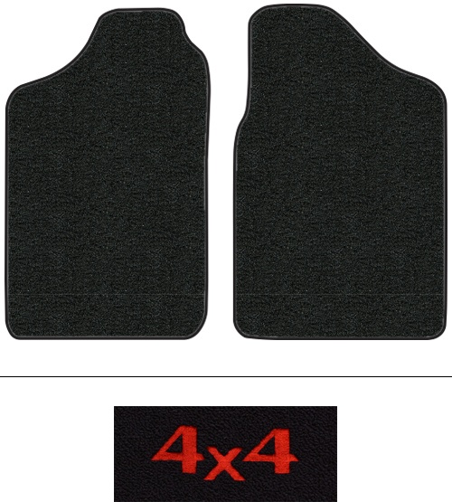 1986-1987 Isuzu Pickup Floor Mats (Logos Available) - 2pc - Cutpile
