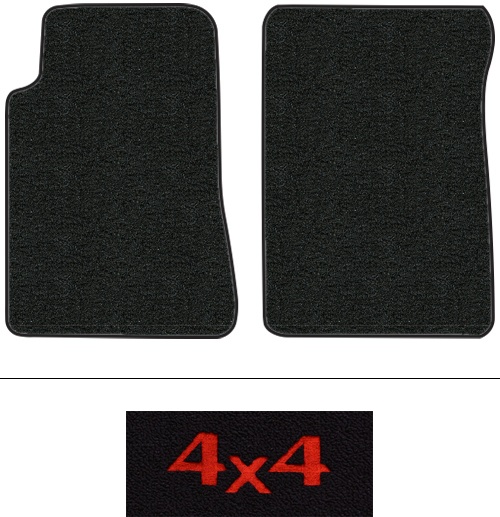 1993-1994 Toyota T100 Floor Mats (Logos Available) - 2pc - Cutpile