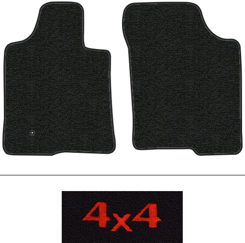 2000-2005 Toyota Tundra Floor Mats (Logos Available) - 2pc - Cutpile | Fits: Reg Cab