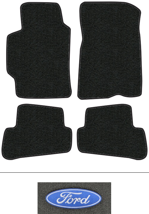 1993-1997 Ford Probe Floor Mats (Logos Available) - 4pc - Cutpile