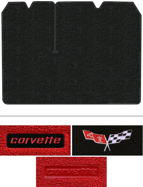 1979 Corvette (C3) Cargo Mat (Logos Available) Cutpile | Fits: with 2 Compt Doors