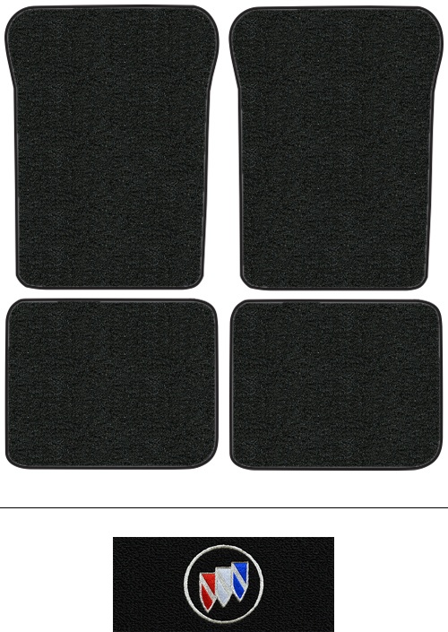 1992-1999 Buick LeSabre Custom Floor Mats (Logos Available) - 4pc - Cutpile