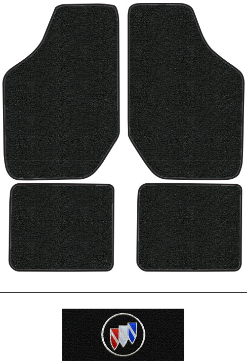 1994-1996 Buick Century Floor Mats (Logos Available) - 4pc - Cutpile