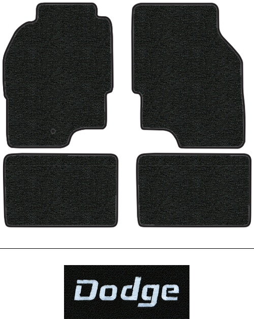 1995-1999 Dodge Avenger Floor Mats (Logos Available) - 4pc - Cutpile