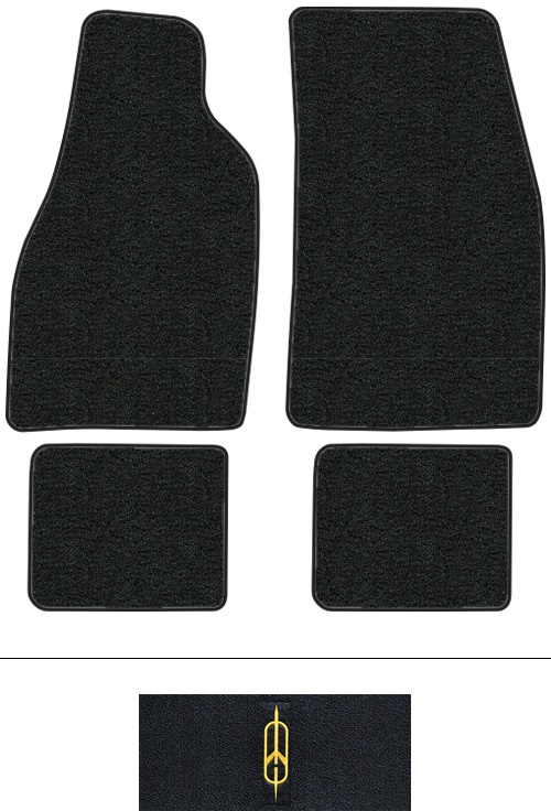1954-1956 Oldsmobile 98 Floor Mats (Logos Available) - 4pc - Loop