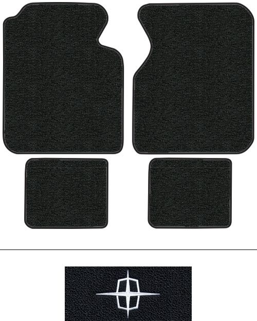 1961-1969 Lincoln Continental Floor Mats (Logos Available) - 4pc - Loop