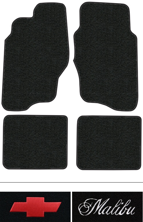 1997-2003 Chevy Malibu Floor Mats (Logos Available) - 4pc - Cutpile