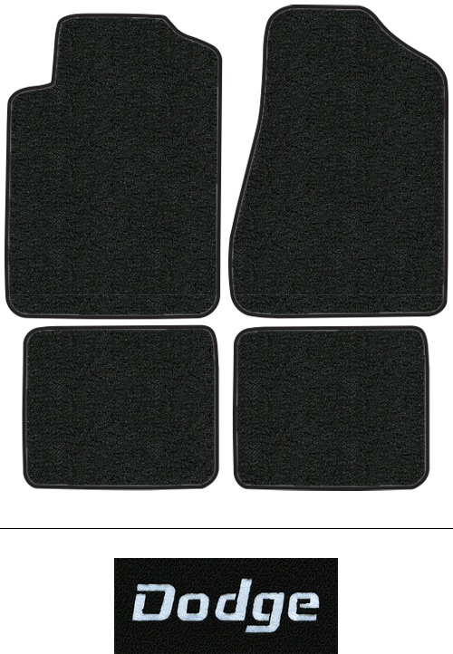1995-2000 Dodge Stratus Floor Mats (Logos Available) - 4pc - Cutpile