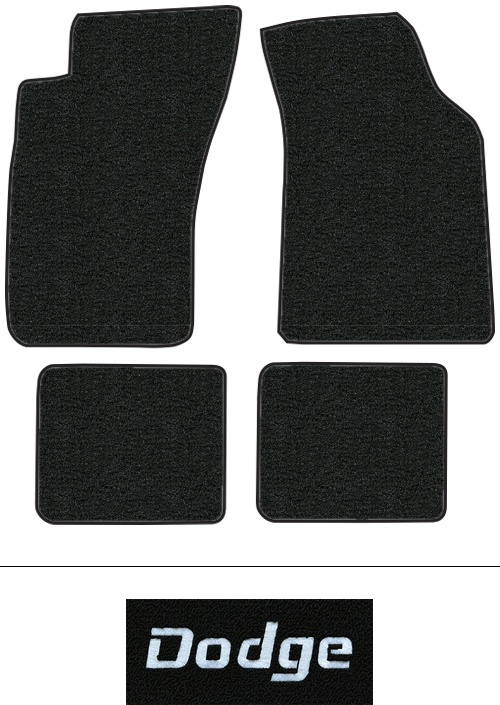 1991-1996 Dodge Stealth Floor Mats (Logos Available) - 4pc - Cutpile