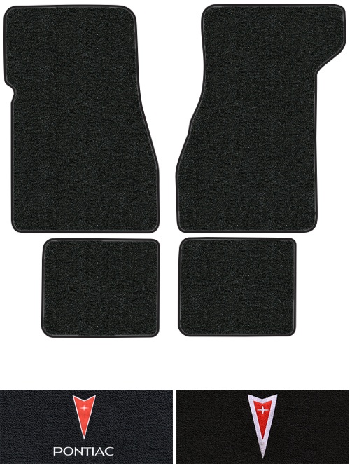 1974-1975 Pontiac Grand Am Floor Mats (Logos Available) - 4pc - Cutpile