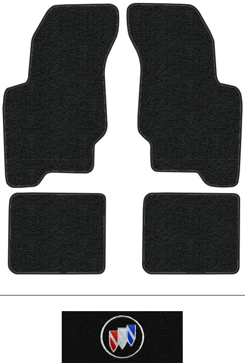 1992-1998 Buick Skylark Floor Mats (Logos Available) - 4pc - Cutpile