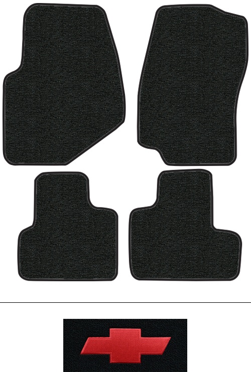 2002-2009 Chevy Trailblazer Floor Mats (Logos Available) - 4pc - Cutpile