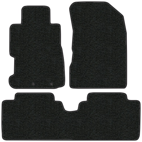 2001-2005 Honda Civic (EM2) Floor Mats - 3pc - Cutpile | Fits: 2DR, Coupe, 2pc Frts & 1pc Rr