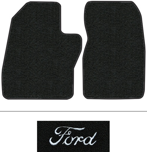 1988-1996 Ford F-150 (Bricknose) Floor Mats (Logos Available) - 2pc - Cutpile | Fits: Ext Cab