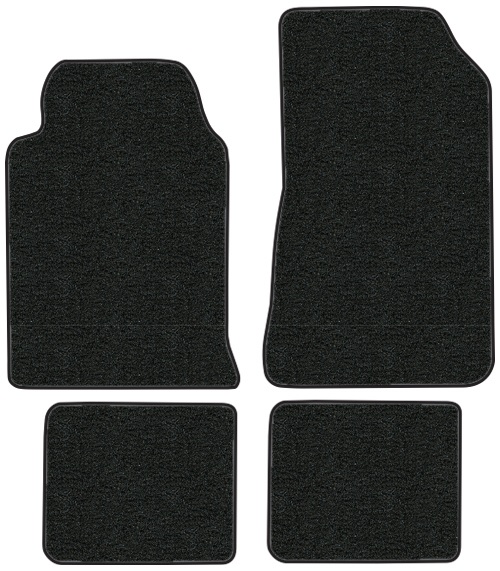 1987-1989 Chrysler Conquest Floor Mats (Logos Available) - 4pc - Cutpile