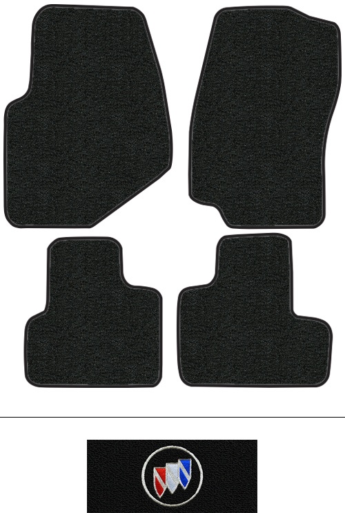 2004-2007 Buick Rainier Floor Mats (Logos Available) - 4pc - Cutpile