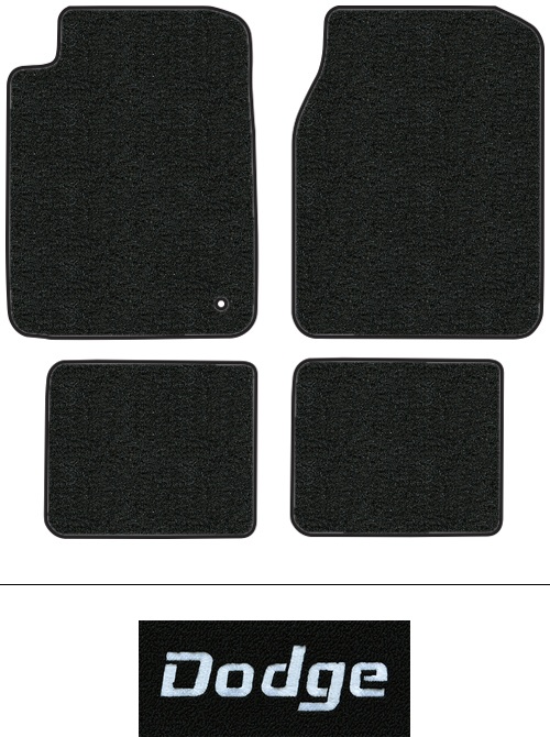 2001-2006 Dodge Stratus Floor Mats (Logos Available) - 4pc - Cutpile