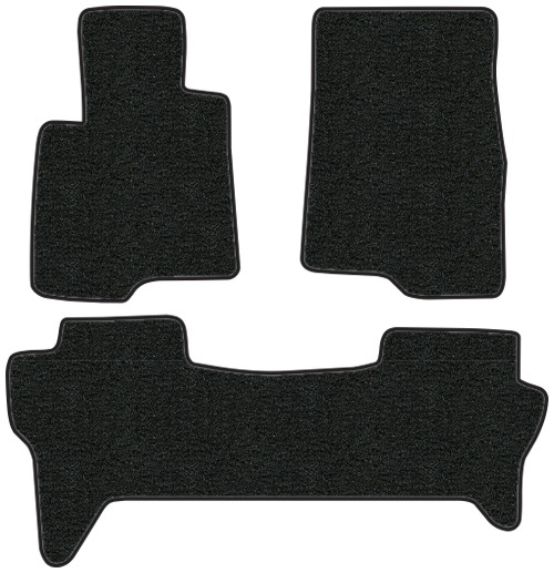 1992-2000 Mitsubishi Montero Floor Mats - 3pc - Cutpile | Fits: 2pc Frts & 1pc Rr