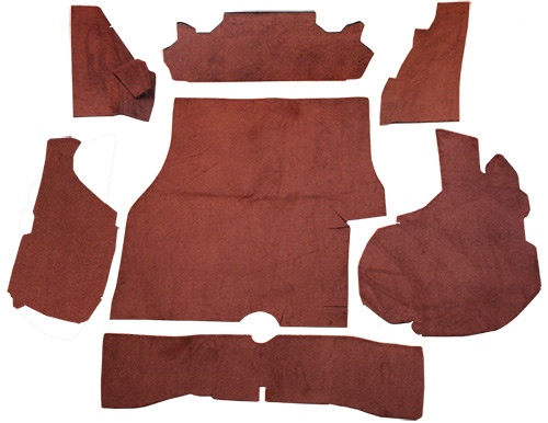 1981-1988 Chevy Monte Carlo (G-Body) Trunk Mat (Logos Available) - Cutpile | Fits: Kit with Boards
