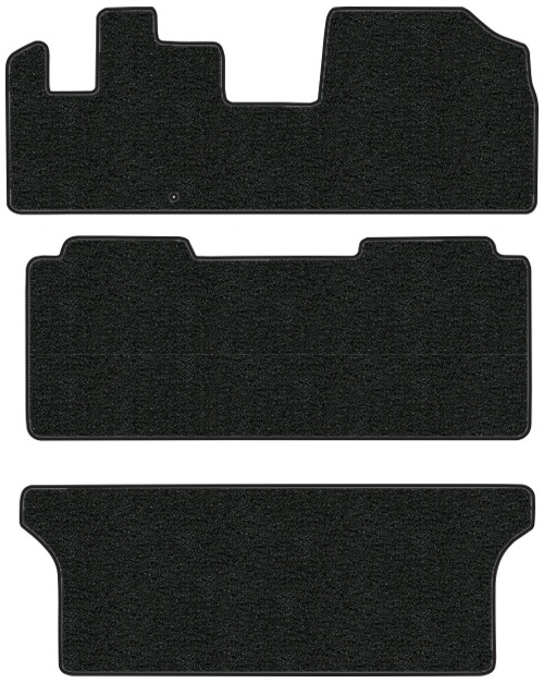 1999-2004 Honda Odyssey Floor Mats - 3pc - Cutpile | Fits: 1pc Frt & 2pc Rr Runners