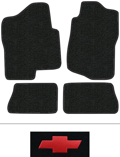 2007-2013 Chevy Silverado 1500 (GMT900) Floor Mats (Logos Available) - 4pc - Cutpile | Fits: Crew Cab