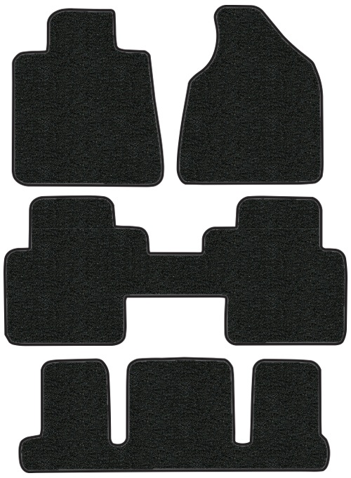 2007-2010 GMC Acadia Floor Mats (Logos Available) - 4pc - Cutpile | Fits: 2pc Frts & 2pc Rr Runners