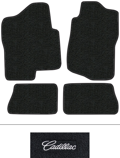2007-2013 Cadillac Escalade EXT Floor Mats (Logos Available) - 4pc - Cutpile | Fits: Crew Cab