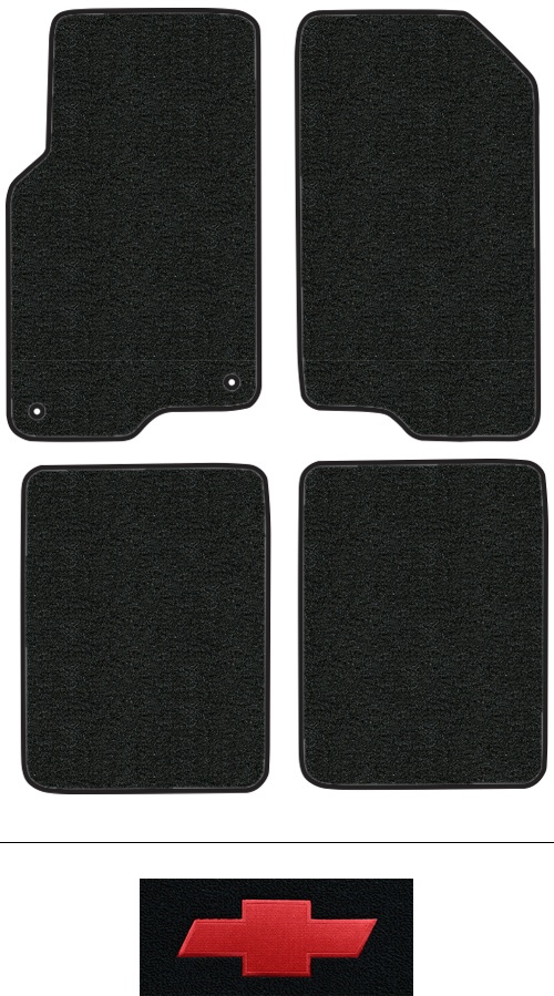 2005-2009 Chevy Equinox Floor Mats (Logos Available) - 4pc - Cutpile
