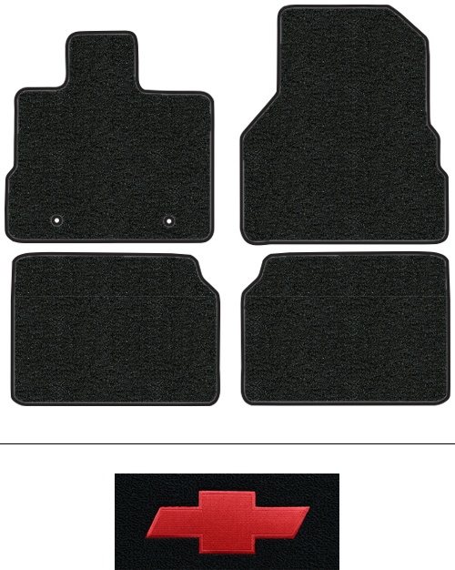 2010-2017 Chevy Equinox Floor Mats (Logos Available) - 4pc - Cutpile