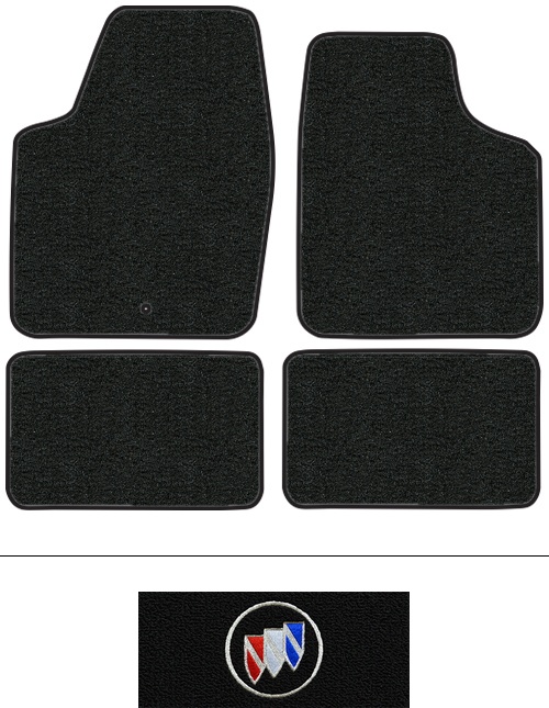 2005-2009 Buick LaCrosse Floor Mats (Logos Available) - 4pc - Cutpile