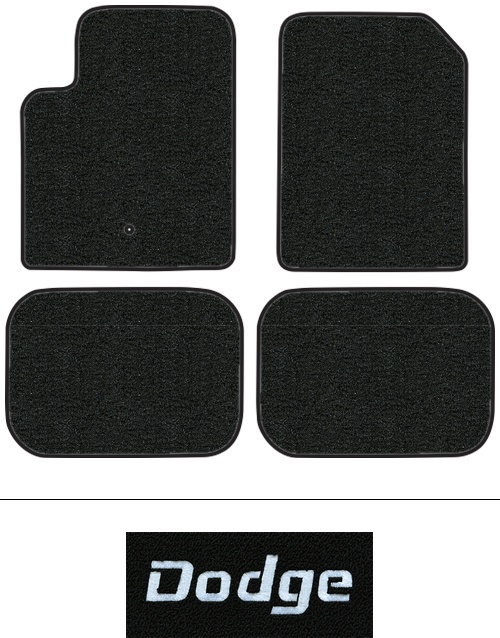 2009-2011 Dodge Journey Floor Mats (Logos Available) - 4pc - Cutpile