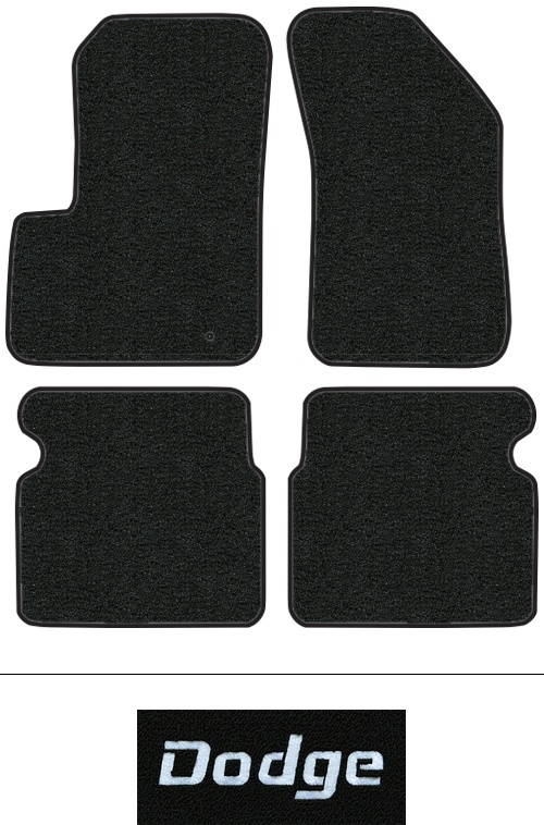 2008-2013 Dodge Avenger Floor Mats (Logos Available) - 4pc - Cutpile