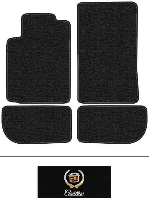 2008-2012 Cadillac CTS Floor Mats (Logos Available) - 4pc - Cutpile