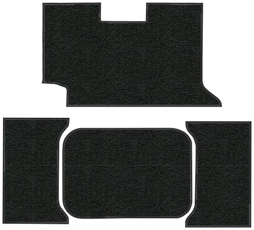 1961 Chevy Impala Trunk Mat (Logos Available) - Loop | Fits: 2DR, Convertible, in Carpet with Pad