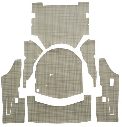 1959 Ford Galaxie Trunk Mat - Burtex | Fits: 2DR, Retractable Hardtop, without Boards