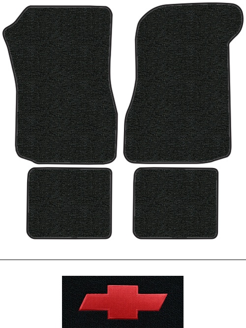 1973 Chevy Laguna Floor Mats (Logos Available) - 4pc - Loop