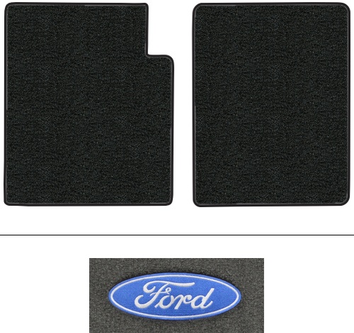 1961-1966 Ford F-350 Floor Mats (Logos Available) - 2pc - Loop