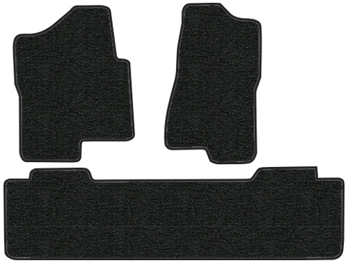 2001-2006 GMC Sierra 2500 HD (GMT800) Floor Mats (Logos Available) - 3pc - Cutpile | Fits: Ext Cab, 2pc Frts & 1pc Rr