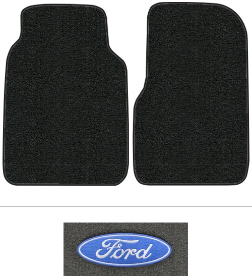 1974 Ford F-350 (Dentside) Floor Mats (Logos Available) - 2pc - Cutpile