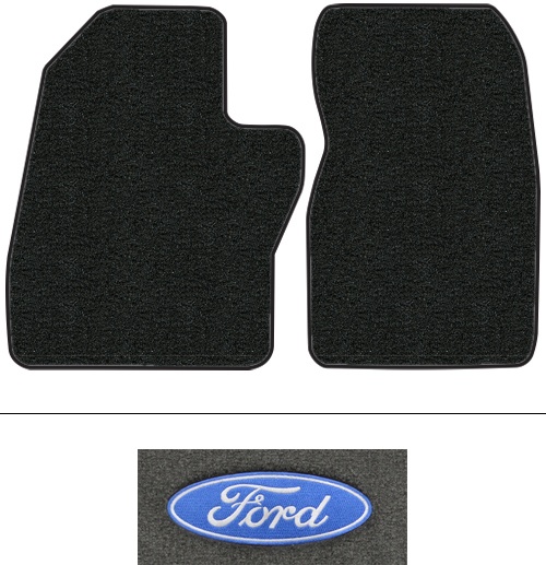 1988-1997 Ford F-250 (Bricknose) Floor Mats (Logos Available) - 2pc - Cutpile | Fits: Reg Cab, Heavy Duty