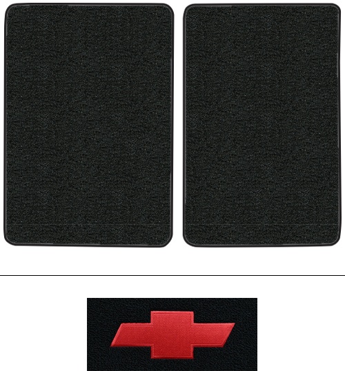 1988-1998 Chevy K2500 (OBS) Floor Mats (Logos Available) - 2pc - Cutpile | Fits: Reg Cab