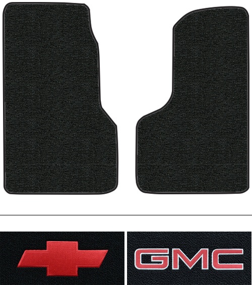 2003-2006 GMC C5500 Topkick Floor Mats (Logos Available) - 2pc - Cutpile | Fits: Crew Cab, Pickup