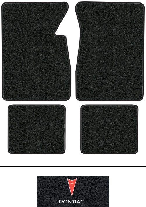 1966 Pontiac Star Chief Executive Floor Mats (Logos Available) - 4pc - Loop