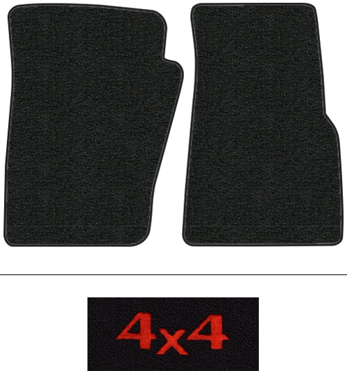1994-1997 Mazda B2300 Floor Mats (Logos Available) - 2pc - Cutpile