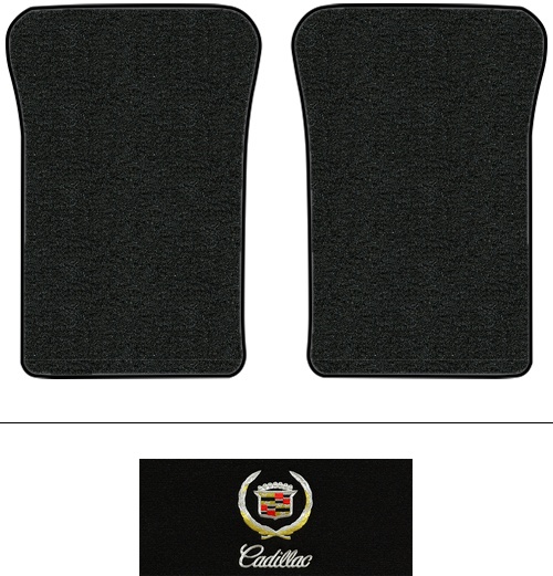 1987-1993 Cadillac Allante Floor Mats (Logos Available) - 2pc - Cutpile