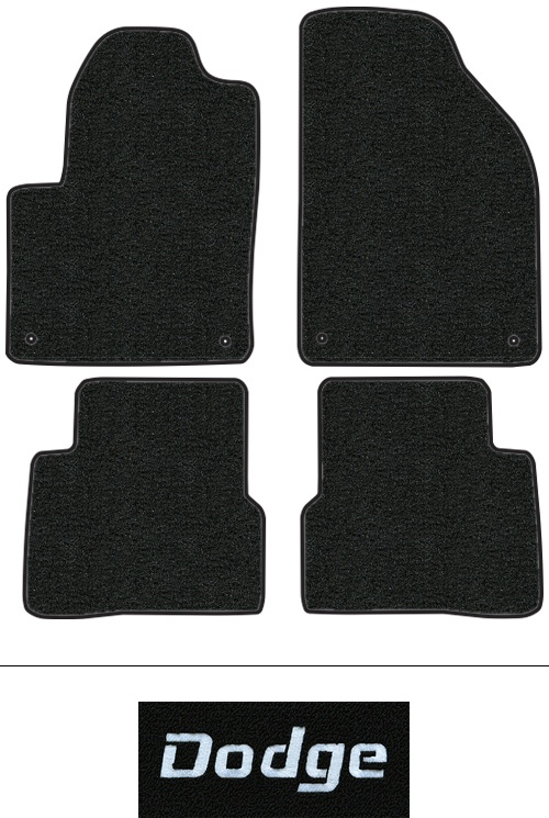 2013-2015 Dodge Dart Floor Mats (Logos Available) - 4pc - Cutpile