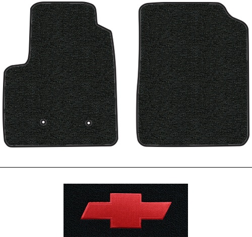 2015-2018 Chevy Colorado Floor Mats (Logos Available) - 2pc - Cutpile | Fits: Reg Cab